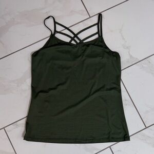 Elegant Green Strappy Camisole Tank top size large